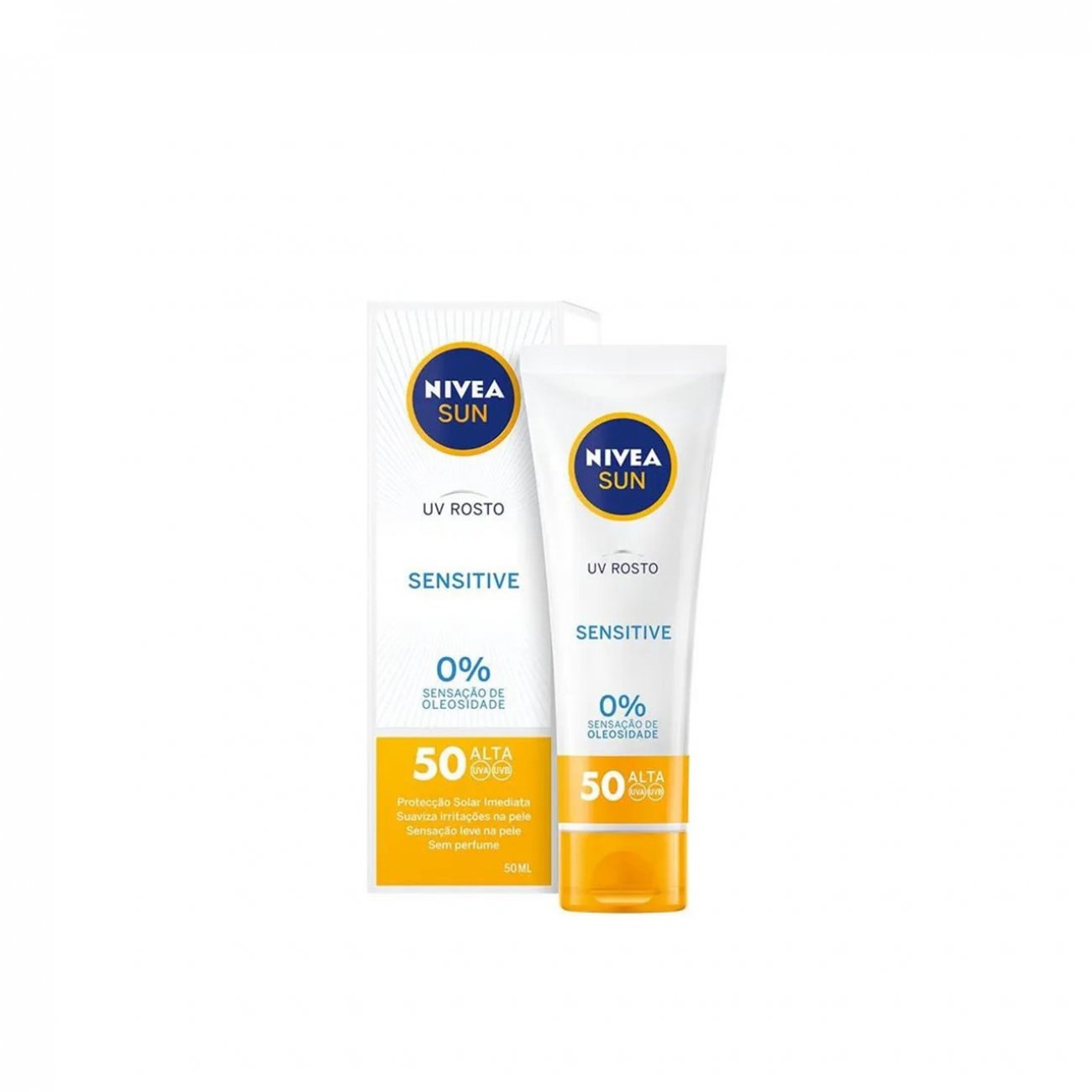Stad bloem slim crisis Buy Nivea Sun UV Face Soothing Sensitive Sun Cream SPF50 50ml (1.69fl.oz.)  · USA