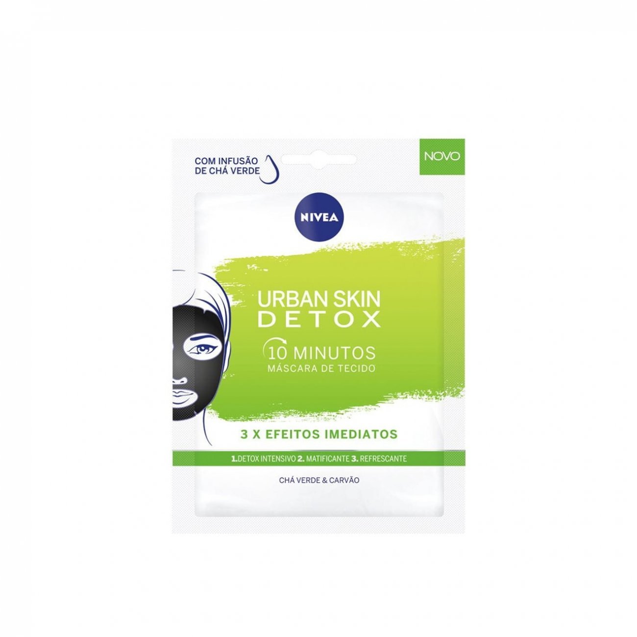 Stralend Grommen Opname Buy Nivea Urban Skin Detox 10 Minutes Sheet Mask x1 · USA