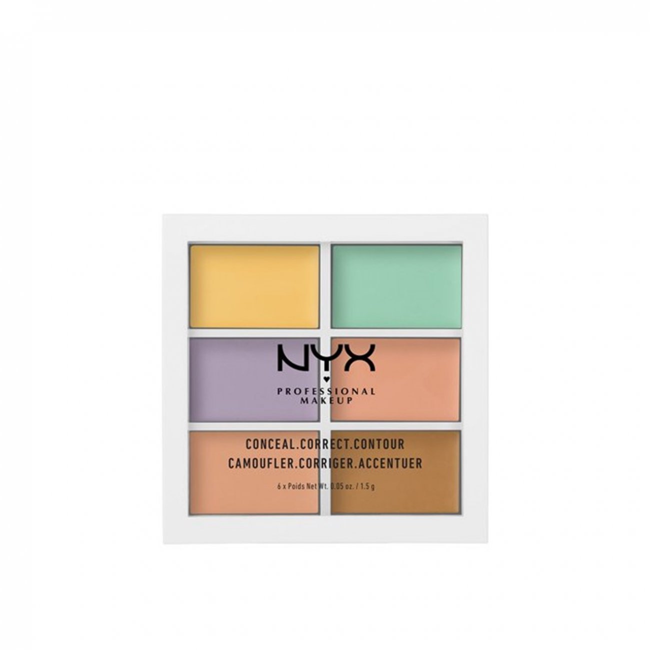 Pebish subtraktion Veluddannet Buy NYX Pro Makeup 3C Color Correcting Concealer Palette · USA