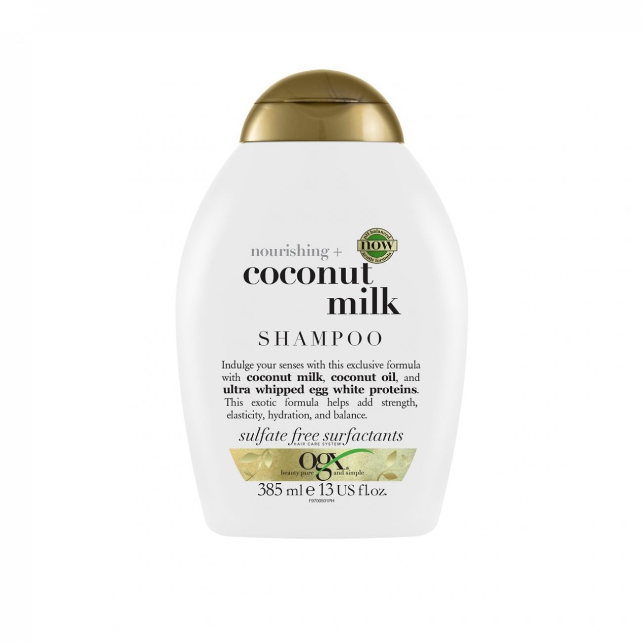 OGX Nourishing + Coconut Milk Shampoo 385ml fl · USA