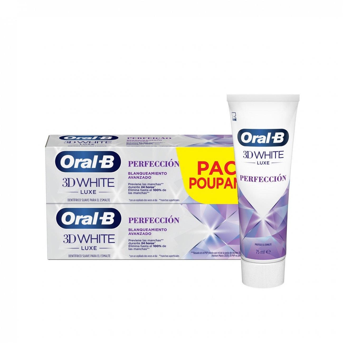 Søgemaskine markedsføring Ulykke Nægte Kopen PROMOTIONAL PACK:Oral-B 3D White Luxe Perfection Toothpaste 2x75ml ·  Nederland