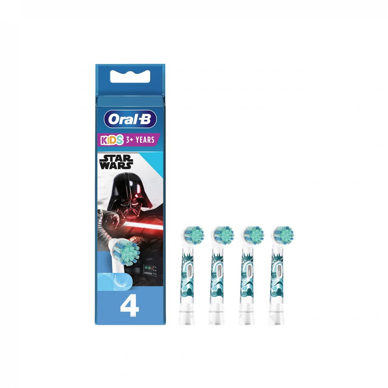 palm Voorzichtigheid Numeriek Buy Oral-B Kids 3+ Replacement Heads Electric Toothbrush Star Wars x4 · USA