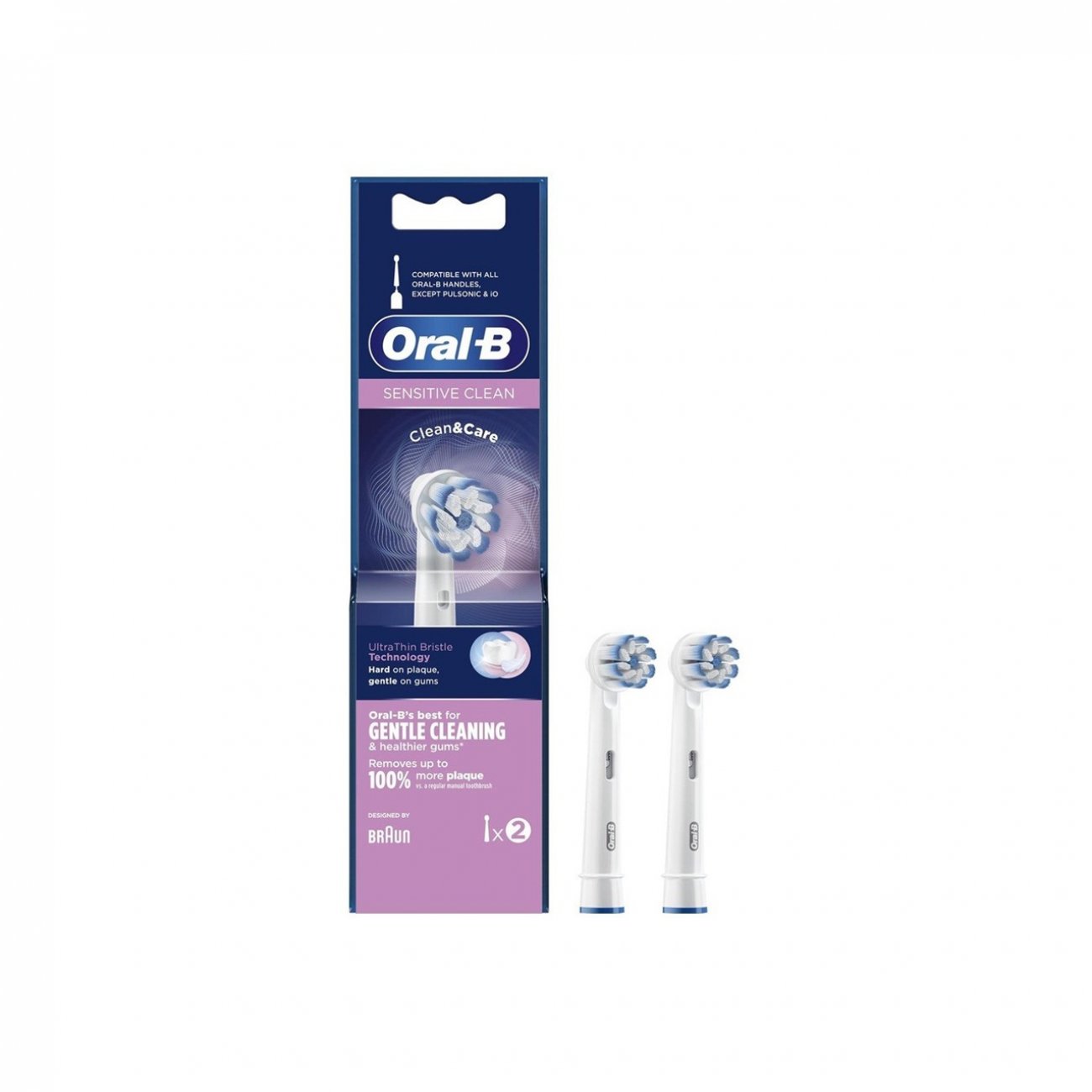 heilig vat Verplaatsing Buy Oral-B Sensitive Clean Replacement Head Electric Toothbrush · USA