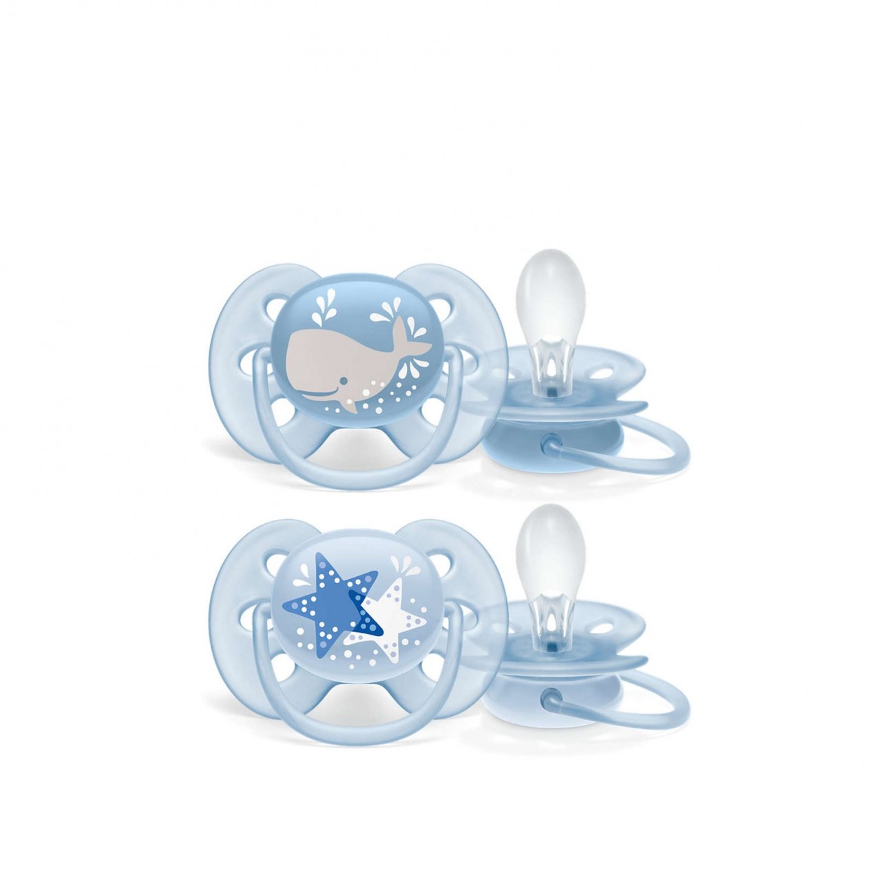 Buy Philips Avent Ultra Soft Pacifier 618m Green/Yellow x2 · Qatar