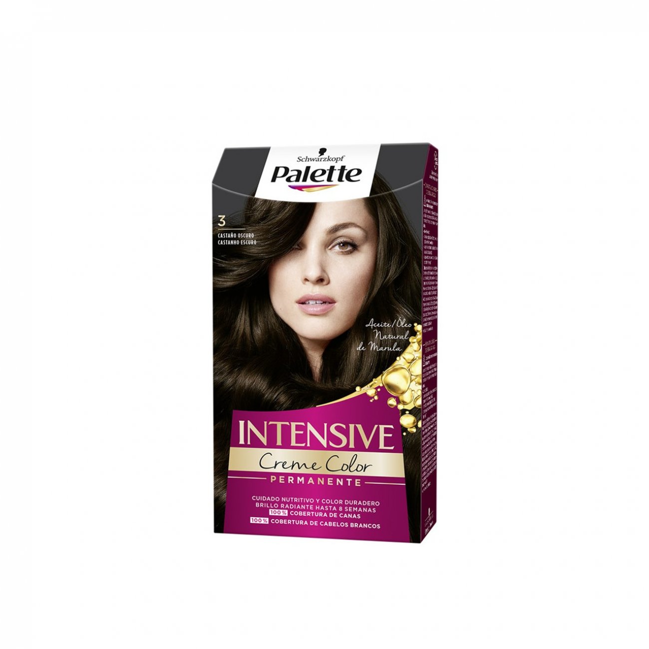Buy Schwarzkopf Palette Intensive Creme Color Permanent Hair Dye 3 Dark  Brown · Sweden