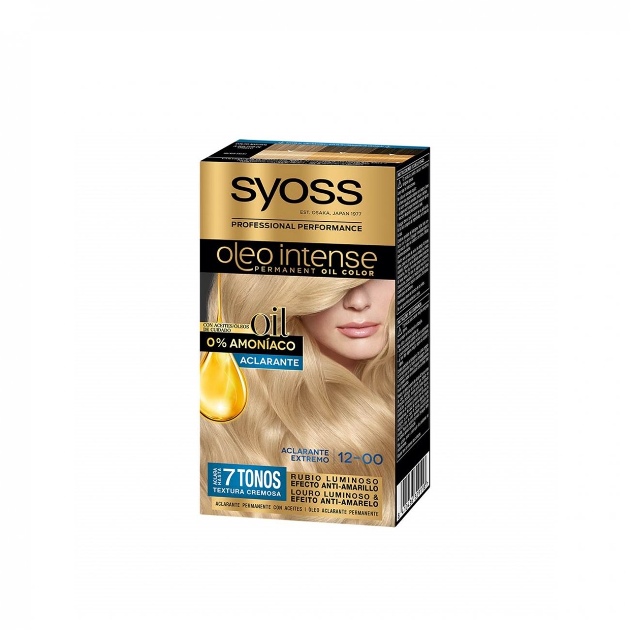 En smule Touhou Anerkendelse Buy Syoss Oleo Intense Permanent Oil Color 12-00 Silver Blond Permanent  Hair Dye · USA