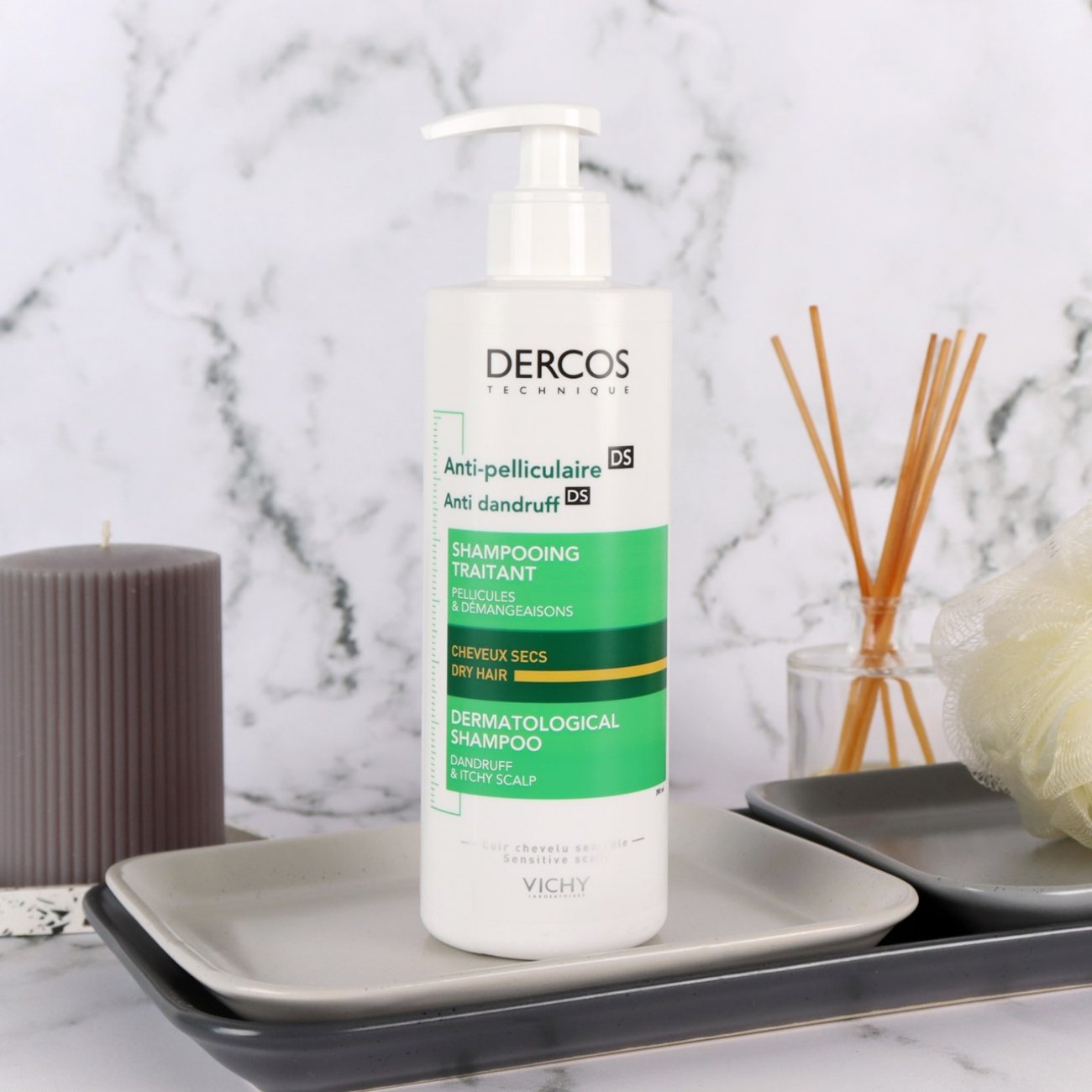 Grine Konsultere apt Buy Vichy Dercos Anti-Dandruff DS Shampoo for Dry Hair 200ml (6.76fl oz) ·  USA
