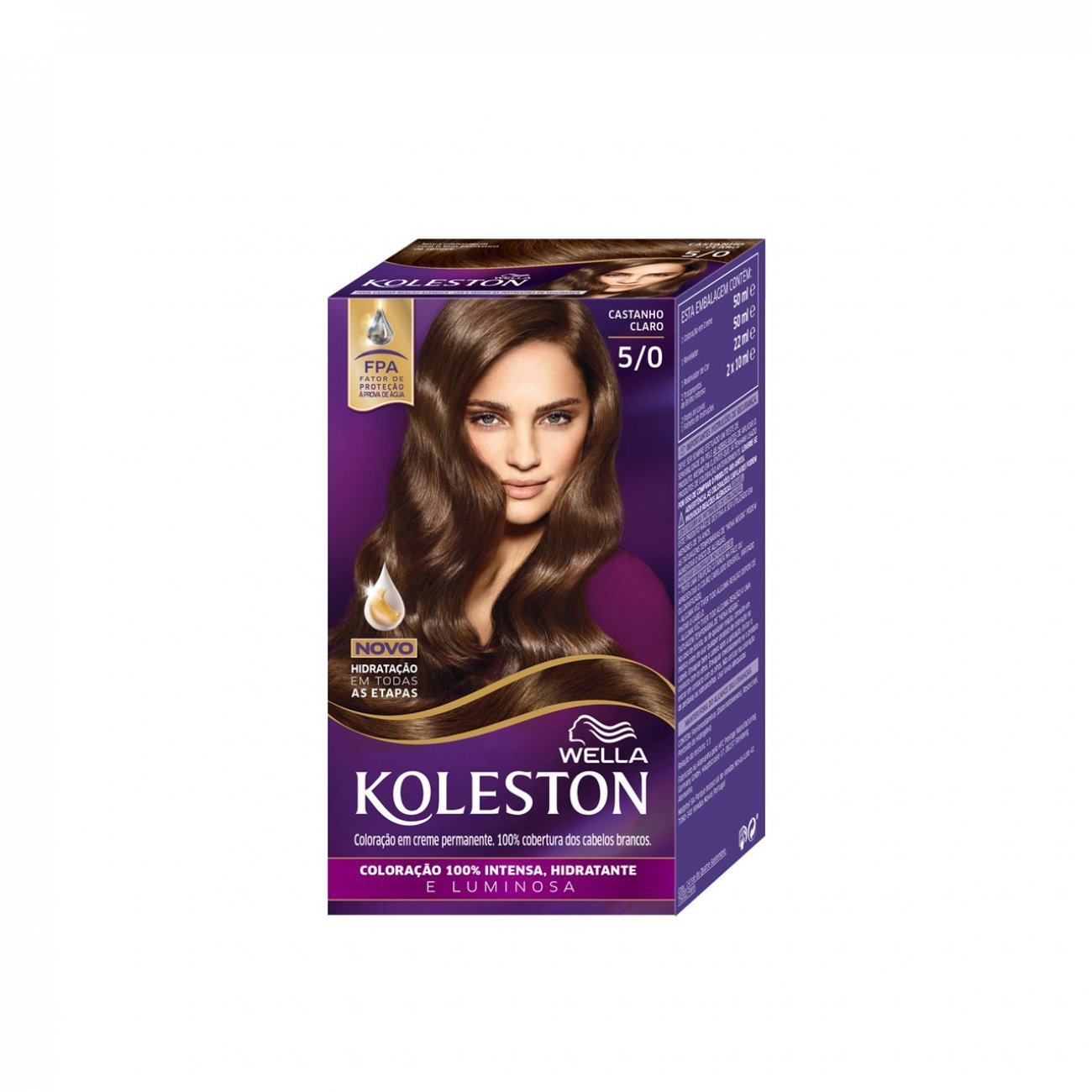 Buy Wella Koleston 5/0 Light Brown Permanent Hair Color · India