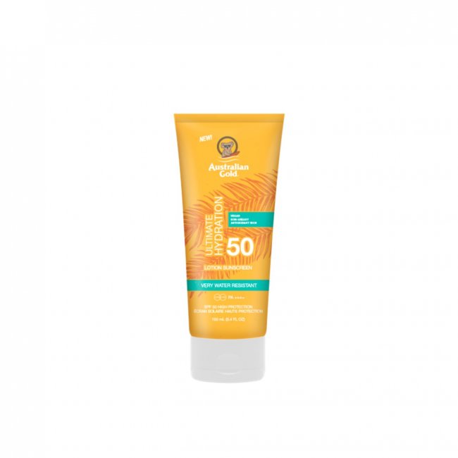 Buy Australian Gold Ultimate Hydration Lotion Sunscreen SPF50 100ml (3 ...