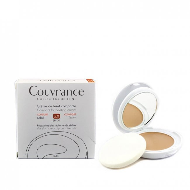 Avène Couvrance Compact Comfort Cream Foundation 5.0 Tan 10g