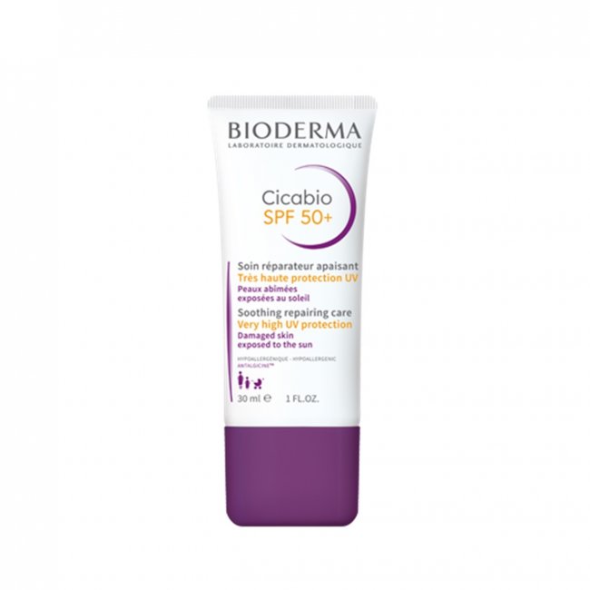Buy Bioderma Cicabio SPF50+ Soothing Repairing Cream 30ml · USA