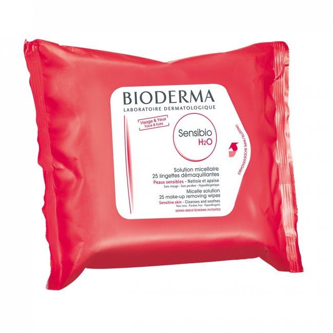 Bioderma Sensibio H2O Micelle Solution Make-Up Removing Wipes x25