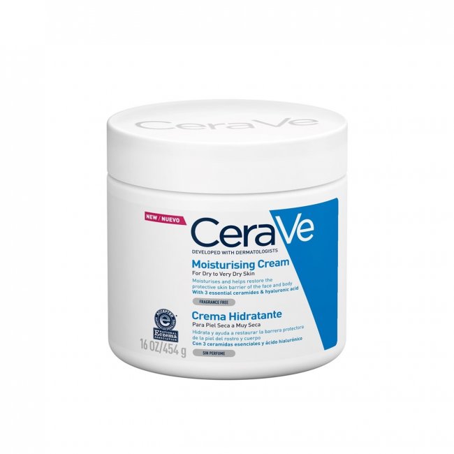 A CeraVe hidratáló arckrém nagyszerű normál és zsíros bőrre.