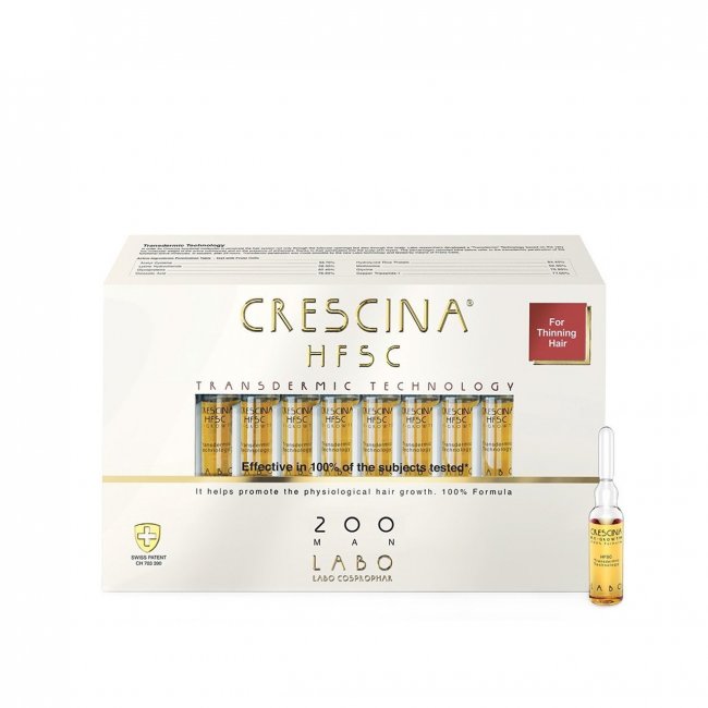 Crescina HFSC Transdermic 200 Man Ampoules 3.5ml x20