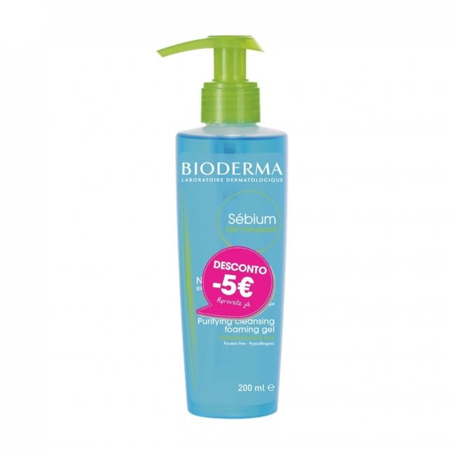 bioderma sebium foaming gel facial cleanser for combination to oily skin