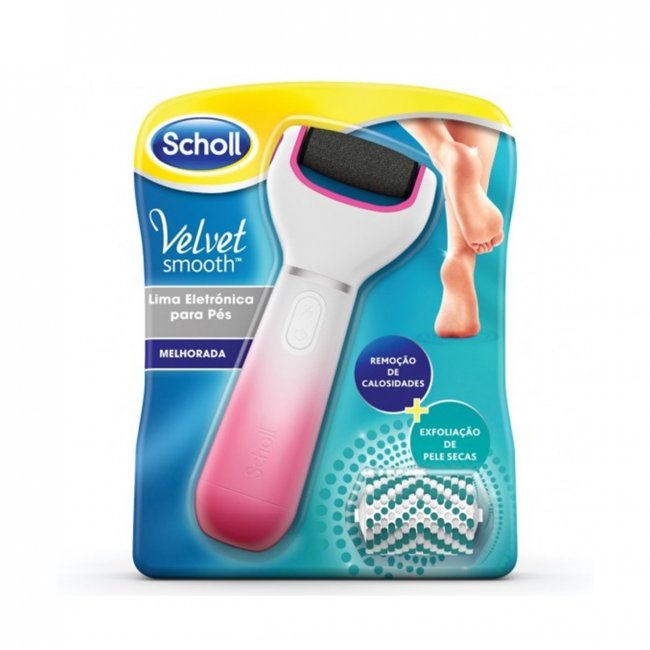 Dr Scholl Velvet Smooth Electric Foot File Pink + Exfoliating Refill