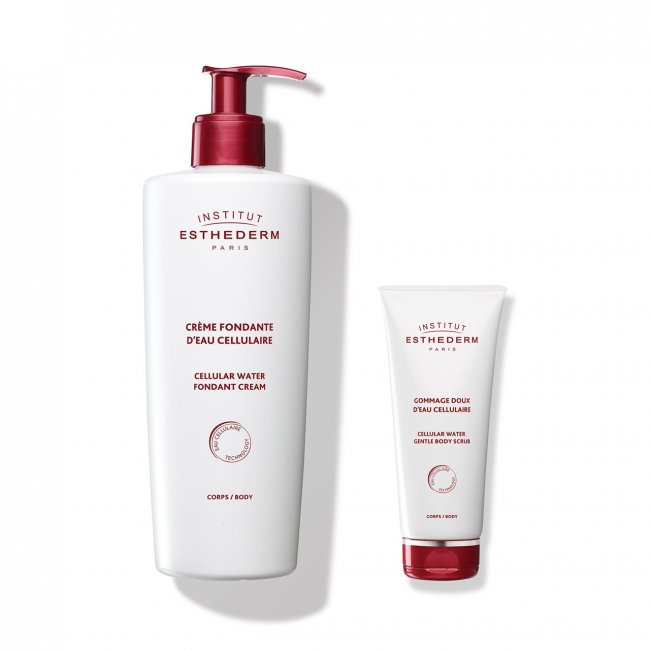 PACK PROMOCIONAL: Esthederm Body Cellular Water Fondant Cream 400ml + Body Scrub 30ml