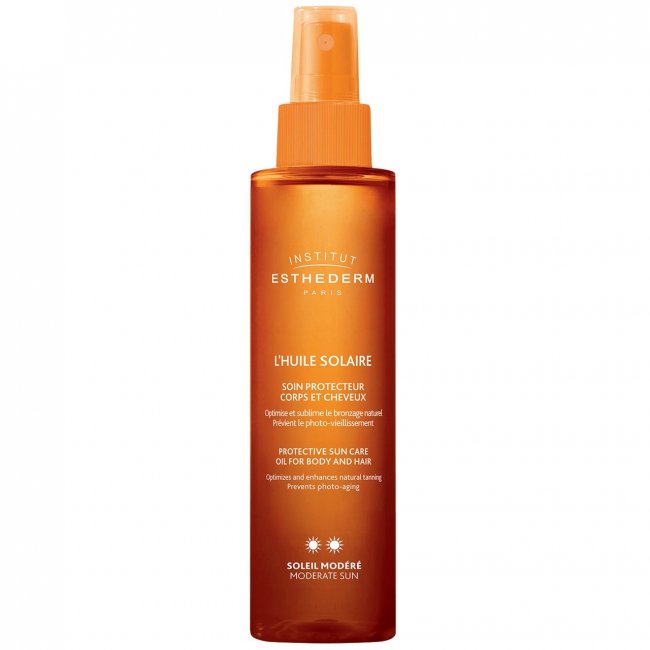 Buy Esthederm Sun Protective Sun Care Oil Body Hair Moderate Sun