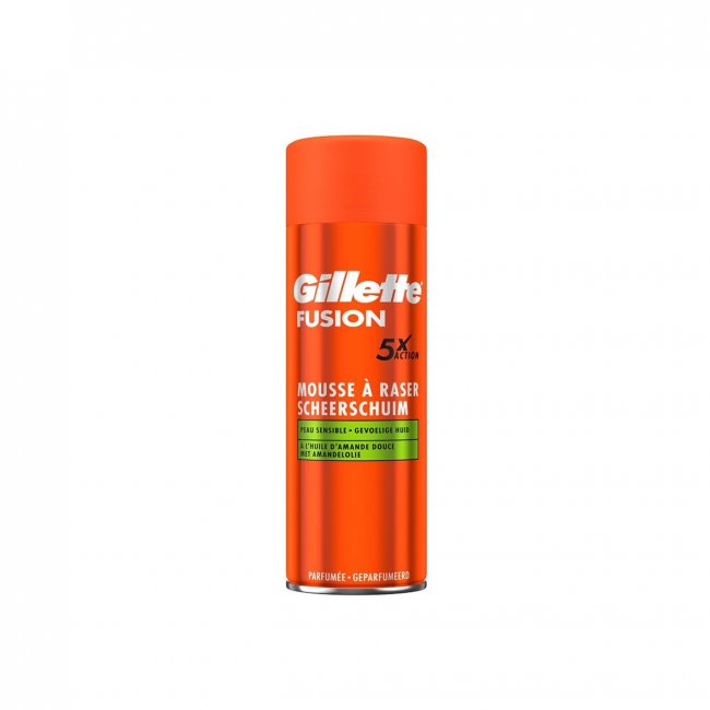 Buy Gillette Fusion Shaving Foam For Sensitive Skin 250ml · World Wide