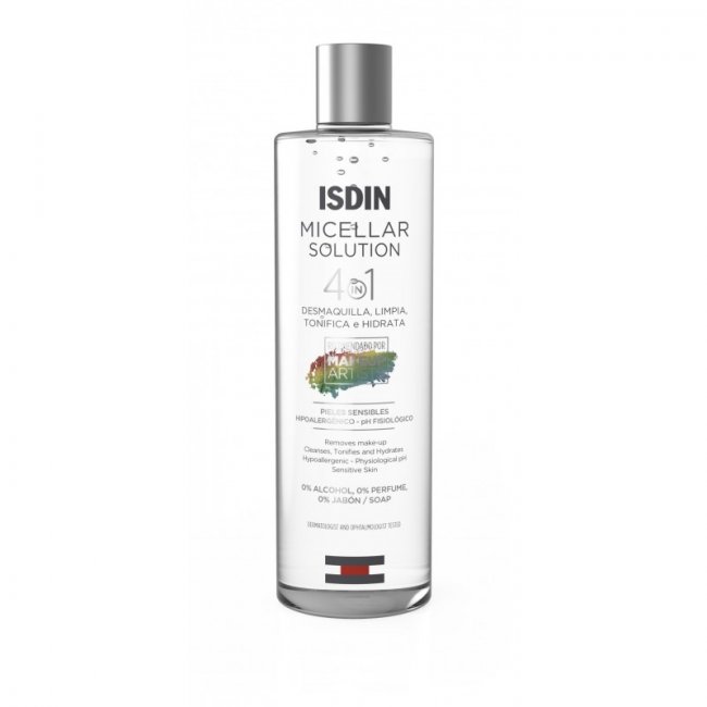 Buy Isdin Micellar Solution 4 In 1 Sensitive Skin 400ml Qatar
