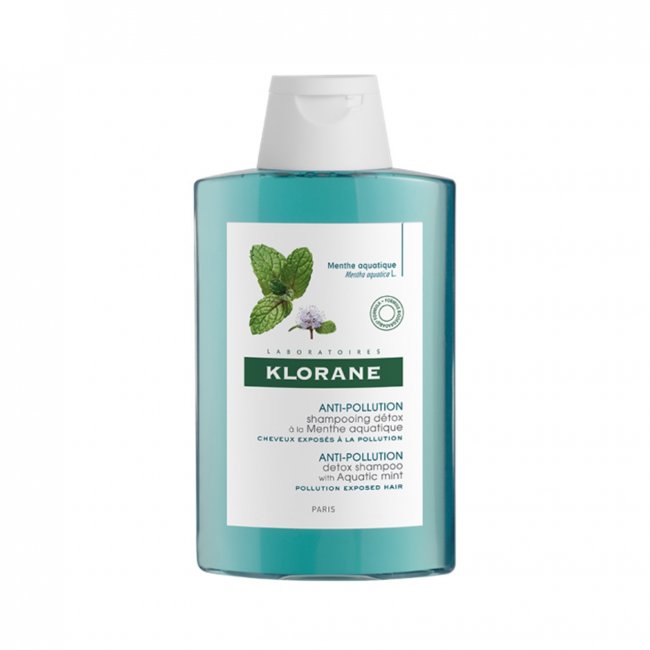 Klorane Anti-Pollution Detox Shampoo with Aquatic Mint 200ml