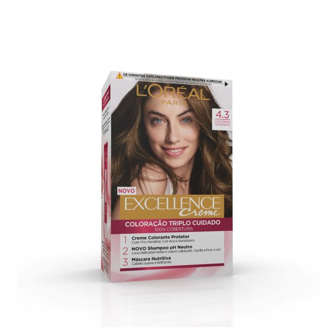 Buy L'Oréal Paris Excellence Creme  Golden Brown Hair Dye · Montenegro