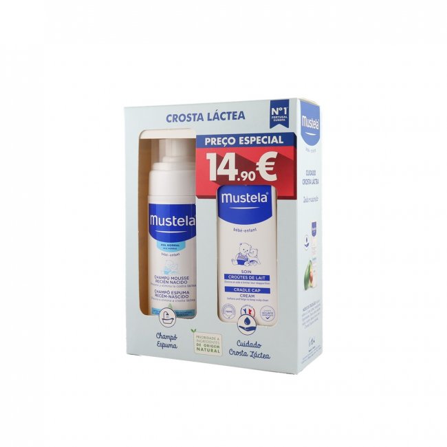 Mustela Baby Foam Shampoo Cradle Cap 150ml Cradle Cap Cream 40ml