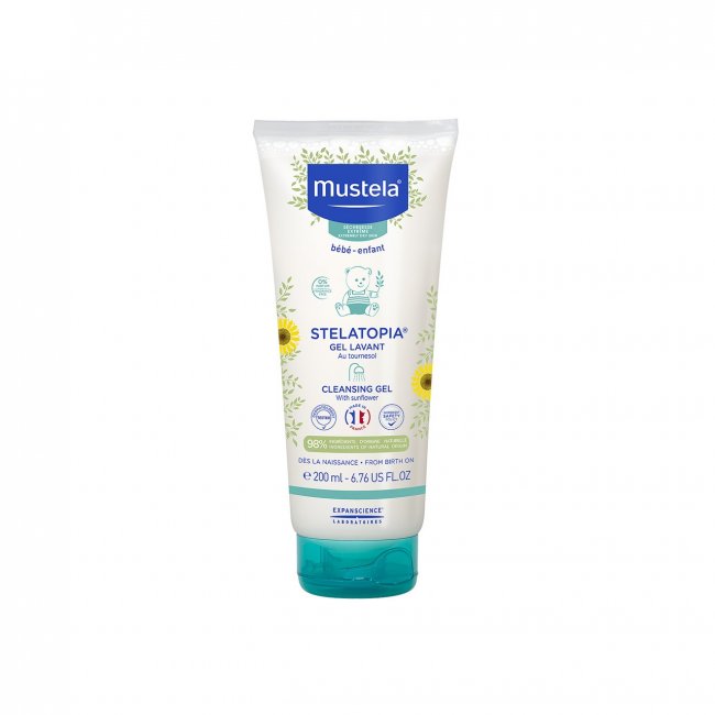 mustela stelatopia bath oil 200ml