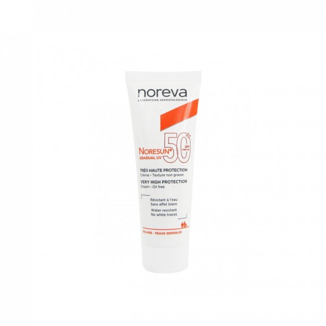 Noreva Noresun Gradual Uv Cream Oil Free Water Resistant Spf50 40ml