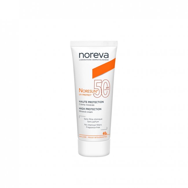 Noreva Noresun Uv Protect Mineral Cream Fragrance Free Spf50 40ml
