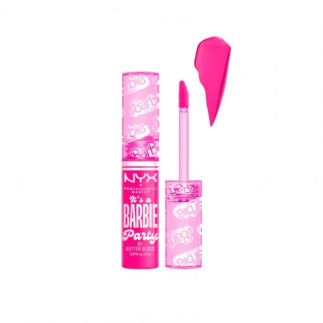 Buy NYX Pro Makeup Barbie The Movie Lip Gloss It's A Barbie Party 8ml ...