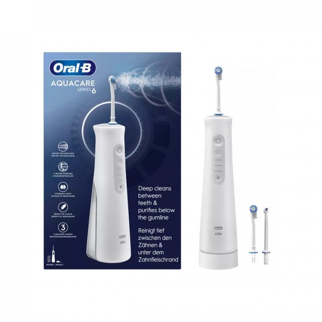 Buy OralB AquaCare Series 6 Portable Premium Irrigator · World Wide
