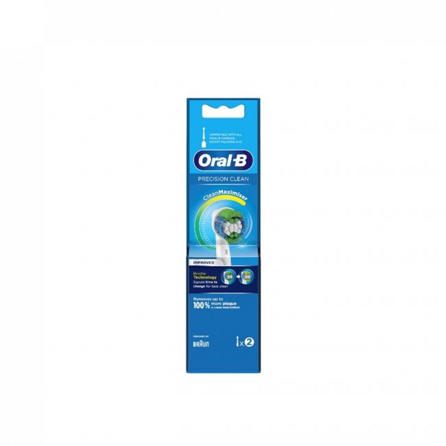 Oral-B Precision Clean Replacement Head Electric Toothbrush x2