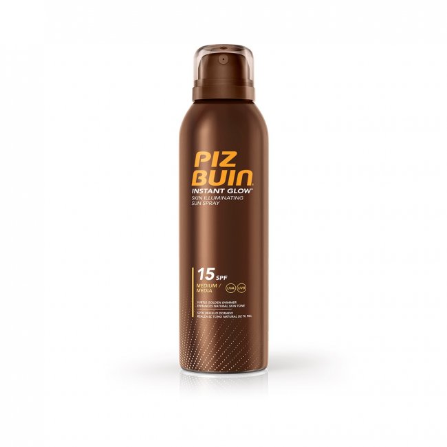 Piz Buin Instant Glow Skin Illuminating Sun Spray SPF15 150ml (5.07fl oz)