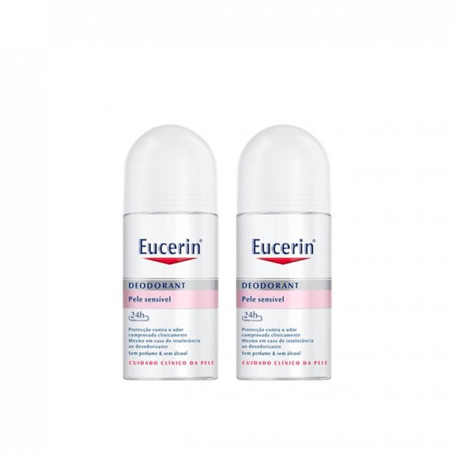 Anger Såkaldte Ved en fejltagelse Buy PROMOTIONAL PACK:Eucerin Deodorant Sensitive Skin 24h Roll-On 50ml x2 ·  Montenegro