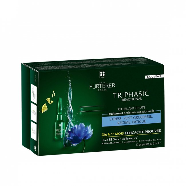 René Furterer Triphasic Reactional Anti Hair Loss Serum 12x5ml (12x0.17fl oz)