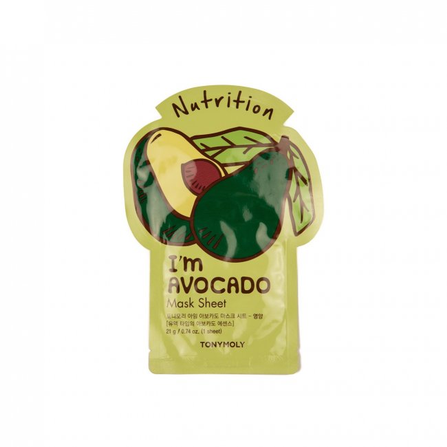 TONYMOLY I'm Avocado Nutrition Mask Sheet 21g (0.74oz)