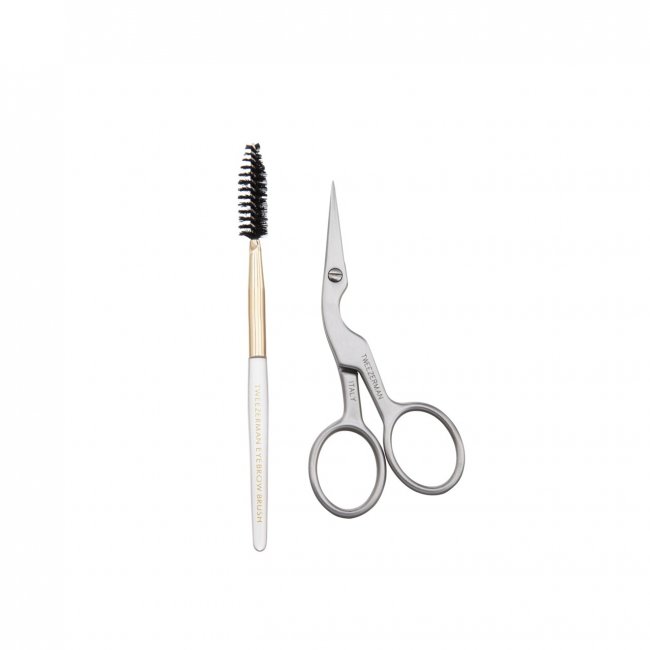 Tweezerman Brow Shaping Scissors & Brush