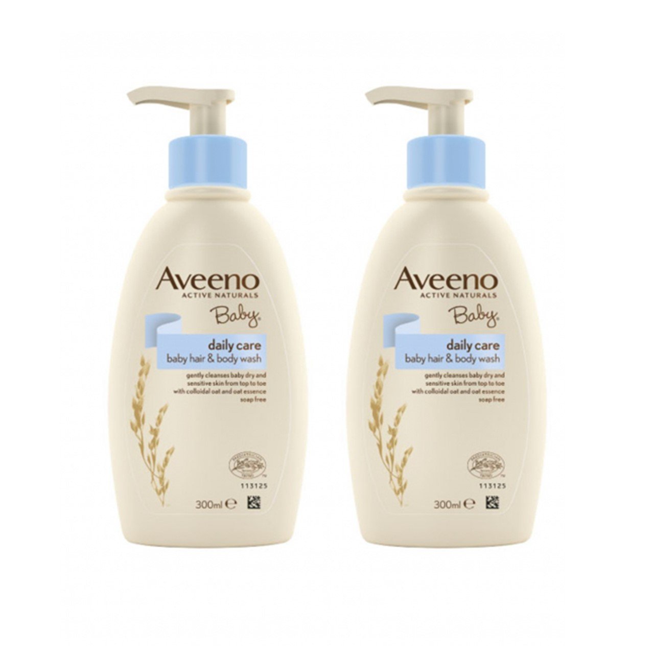 Aveeno Baby Daily Care Hair Body Wash 300ml X2 You can feel confident that aveeno® baby can offer you everything you need from daily care to soothing care, with products that contain naturally derived ingredients like oat extract. care to beauty