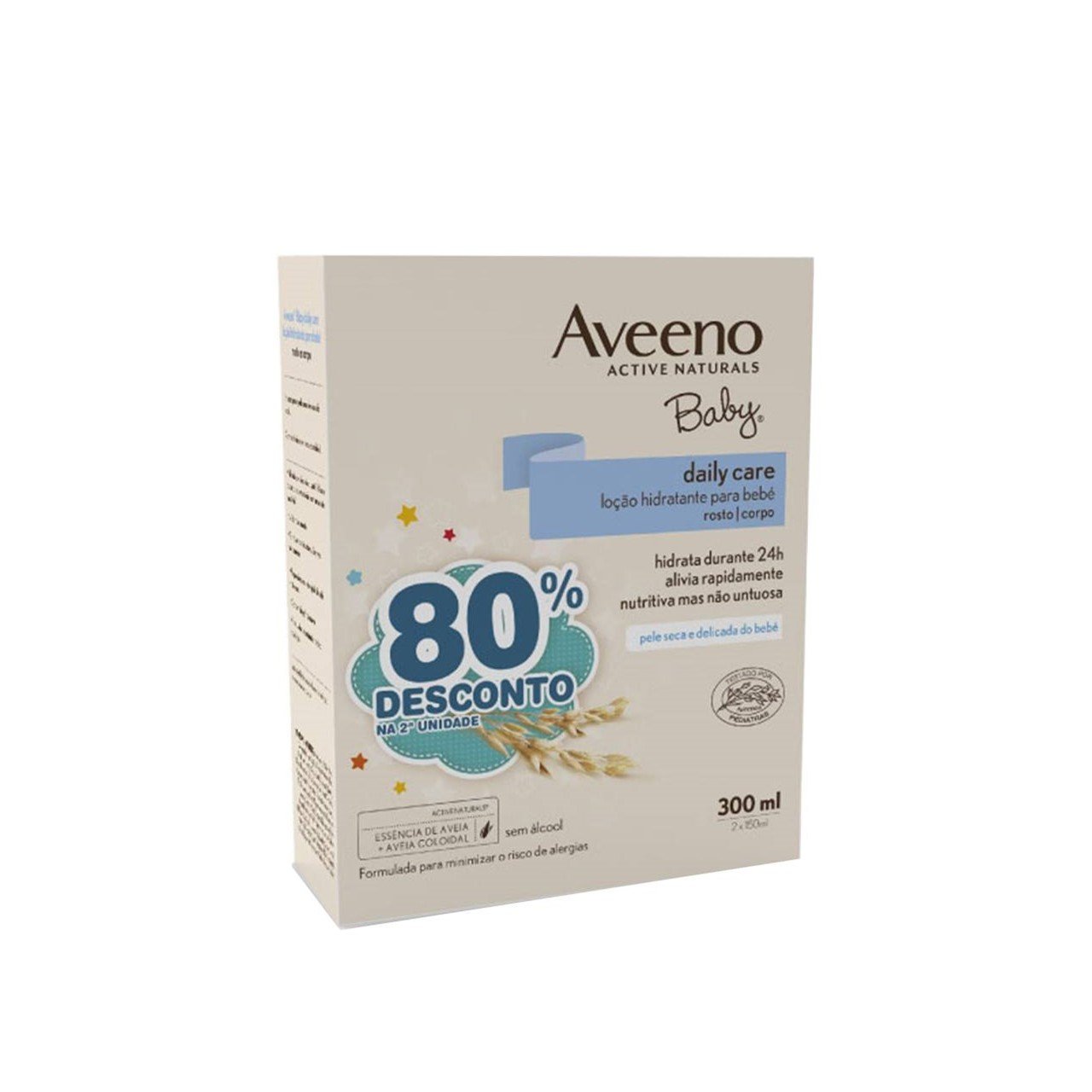 Pack Promocional Aveeno Baby Daily Care Moisturising Lotion 150ml X2