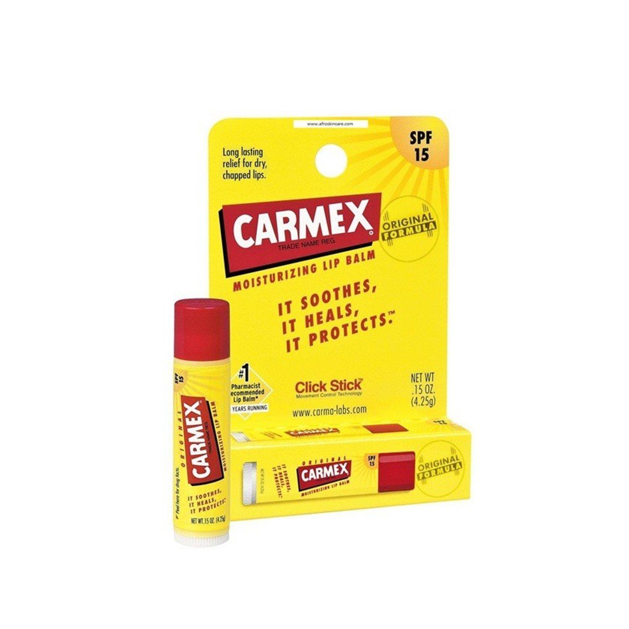knap chant let Buy Carmex Original Formula Moisturizing Lip Balm SPF15 4.25g · Japan (JPY¥)
