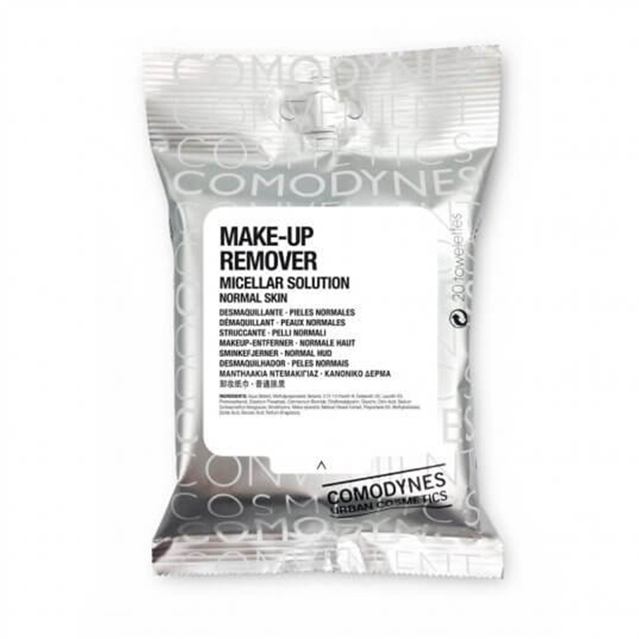 Comodynes Make-Up Remover Wipes Normal Skin x20
