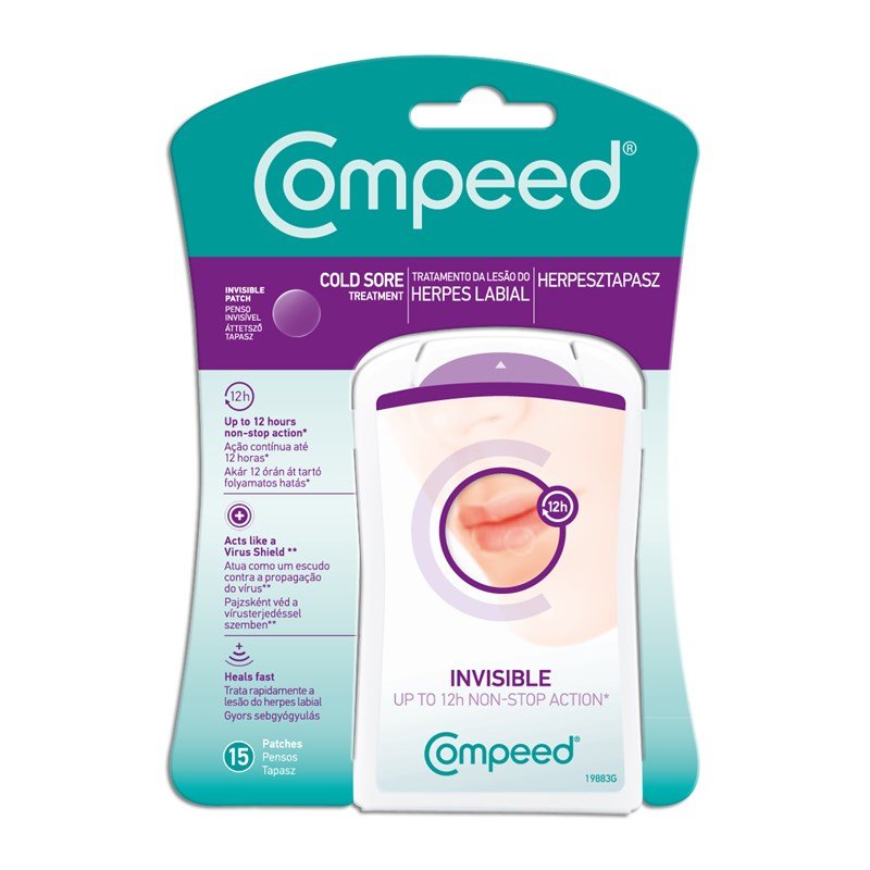 Compeed Invisible Cold Sore  15 Invisible Patches
