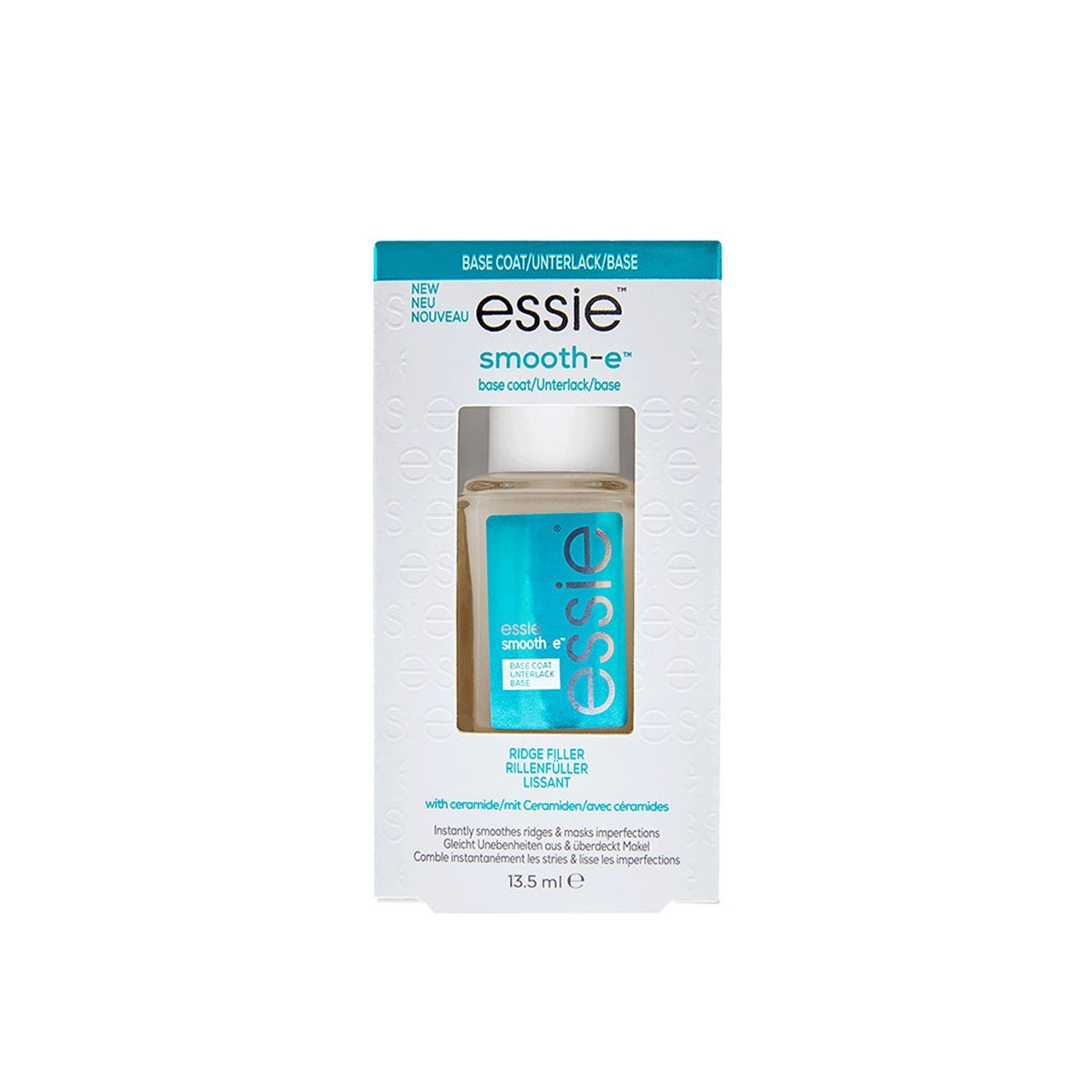 Smooth coat. Essie base coat.