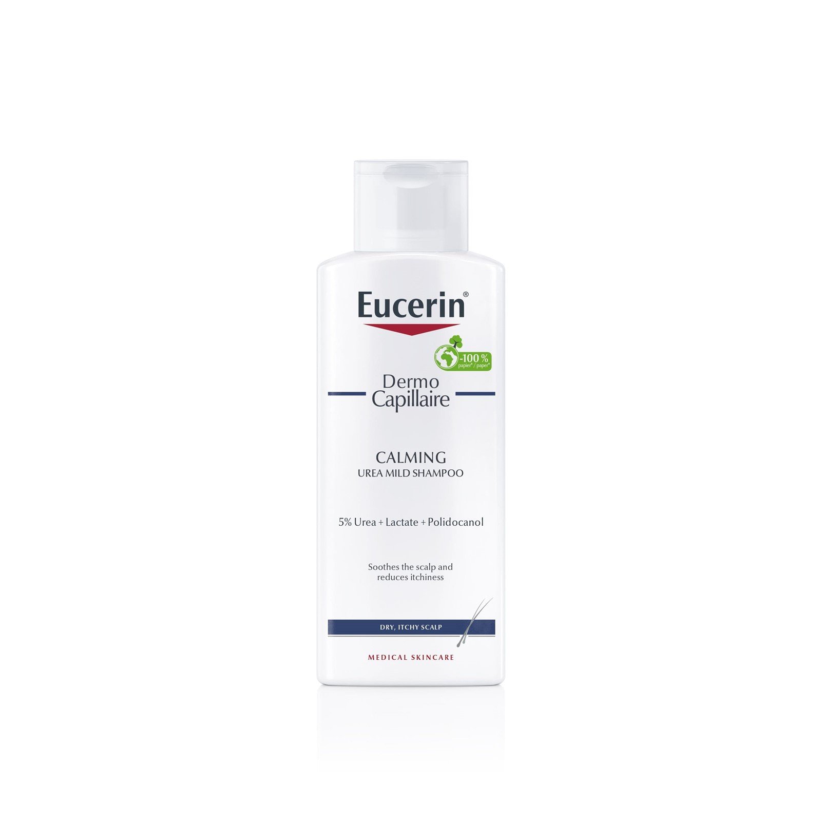 Multiplikation Portræt vogn Buy Eucerin DermoCapillaire Calming Urea Shampoo 250ml (8.45fl oz) · USA