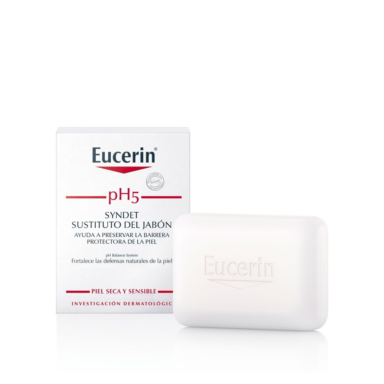 triple lanzamiento Consejos Comprar Eucerin pH5 Syndet Soap-Free Bar 100g · España