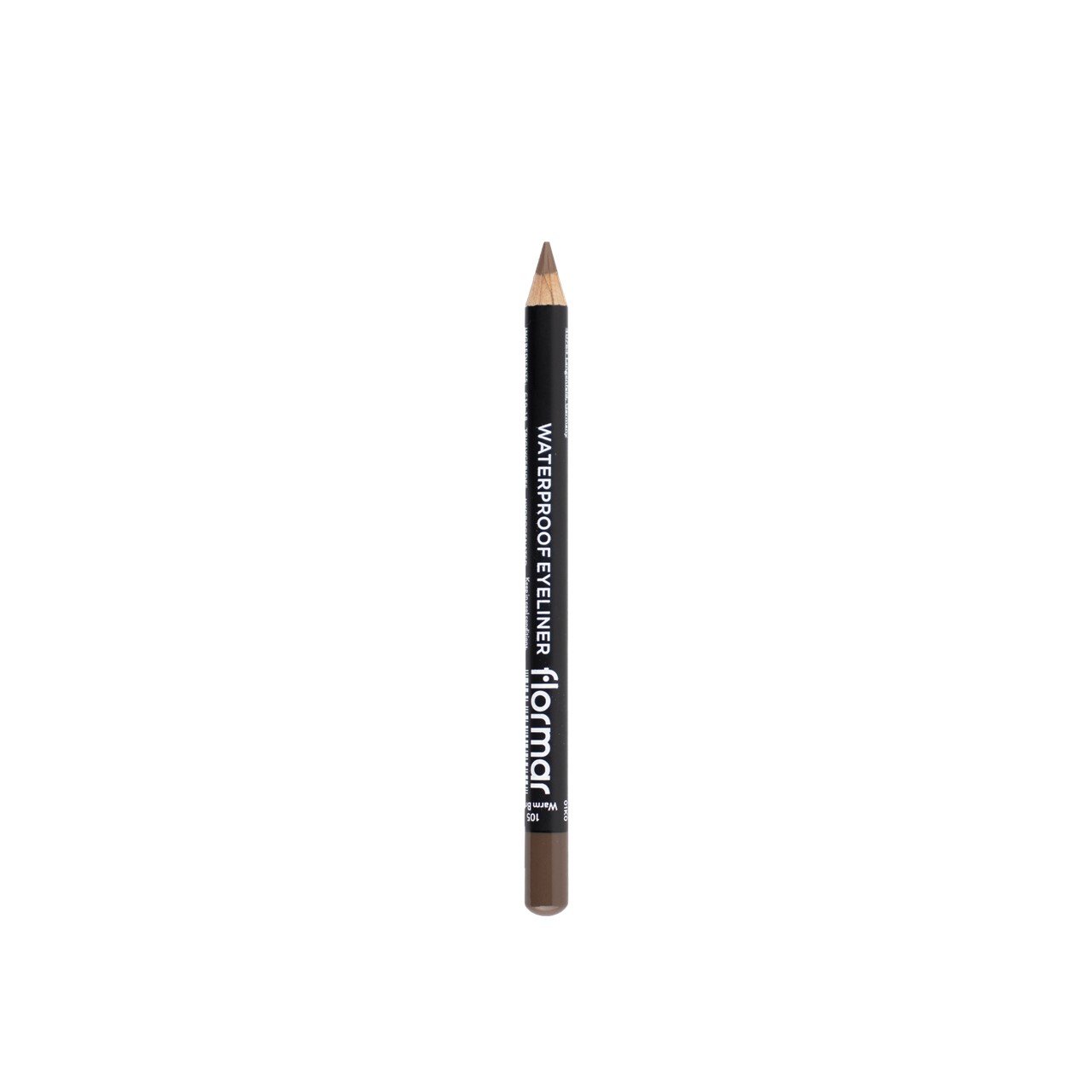 Brown Eye Liner Flormar. TF карандаш для глаз Triumph of Color/Eyeliner, тон 103 "warm Brown/ темный коричневый".