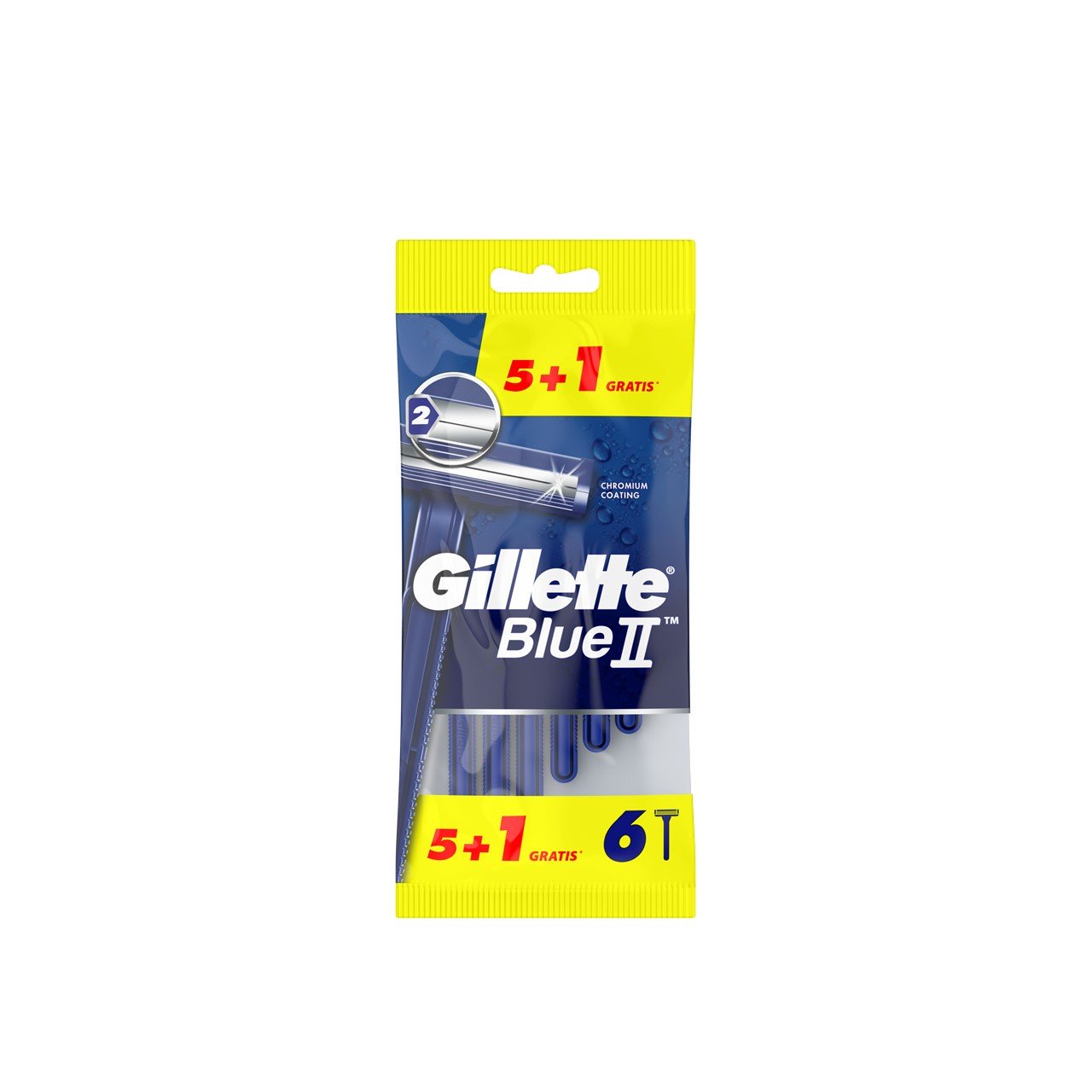 Buy PROMOTIONAL PACKGillette Blue II Disposable Razors x6 · South Korea