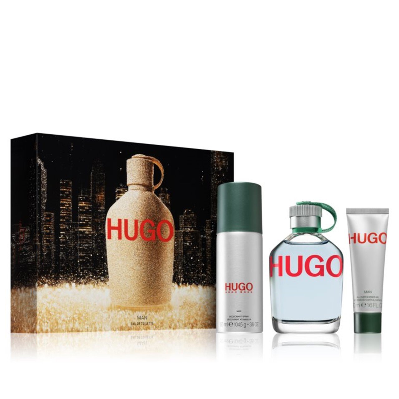 Buy GIFT SET: Hugo Boss Hugo Man Eau de Toilette 125ml Coffret (4.2fl ...