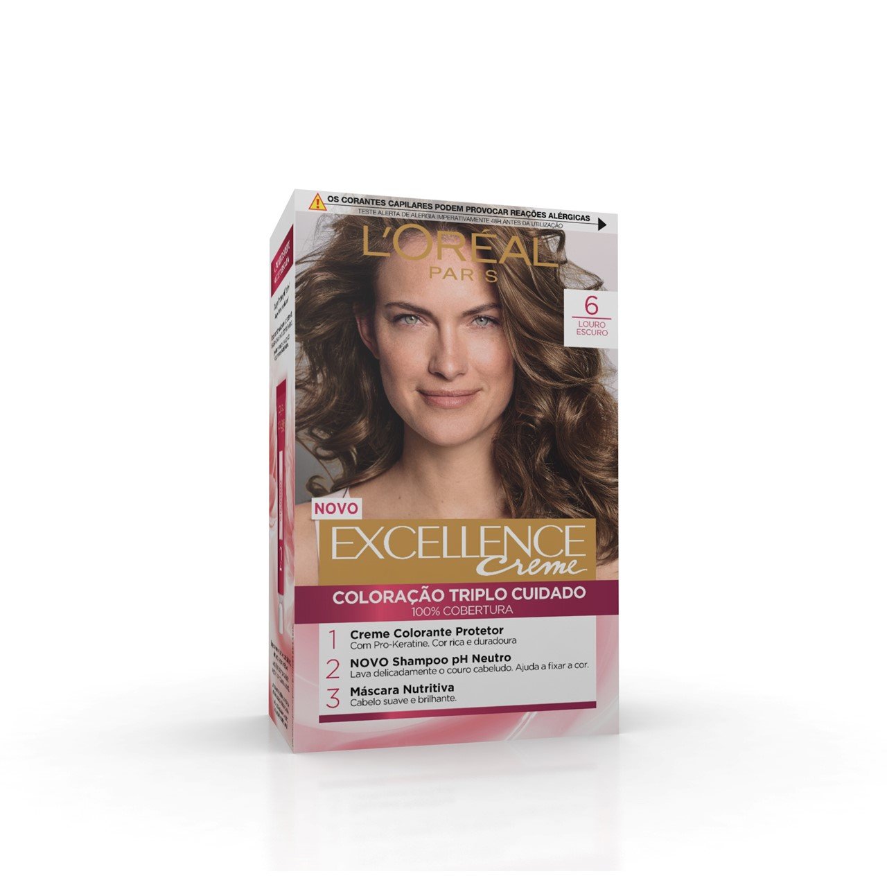 Buy L'Oréal Paris Excellence Creme 6 Natural Light Brown Hair Dye · Turkey